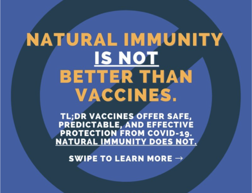 L’immunité par la maladie n’est pas meilleure que les vaccins